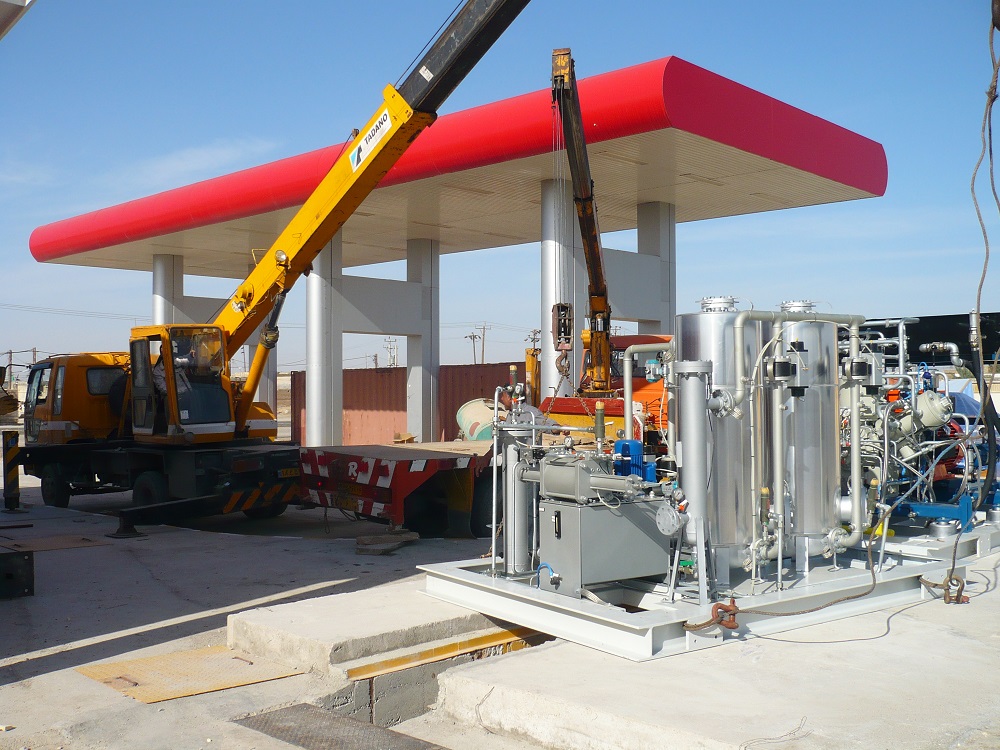 ساخت و تجهیز جایگاههای CNG